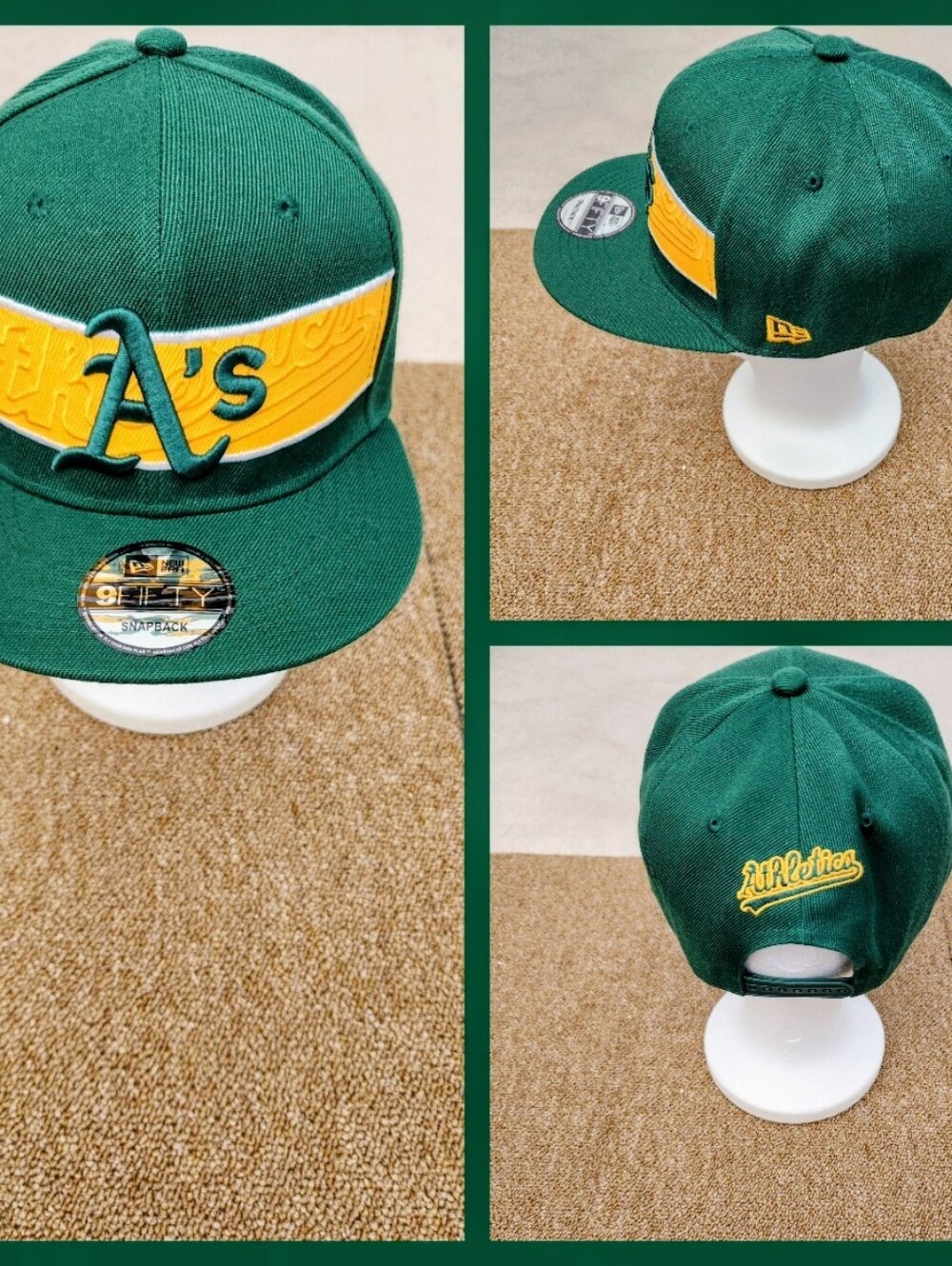OAKLAND ATHLETICS MLB BASEBALL SNAPBACK HAT.